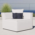Modway Eei-4210-Whi Saybrook Outdoor Patio Upholstered Sectional Corner Chair, White