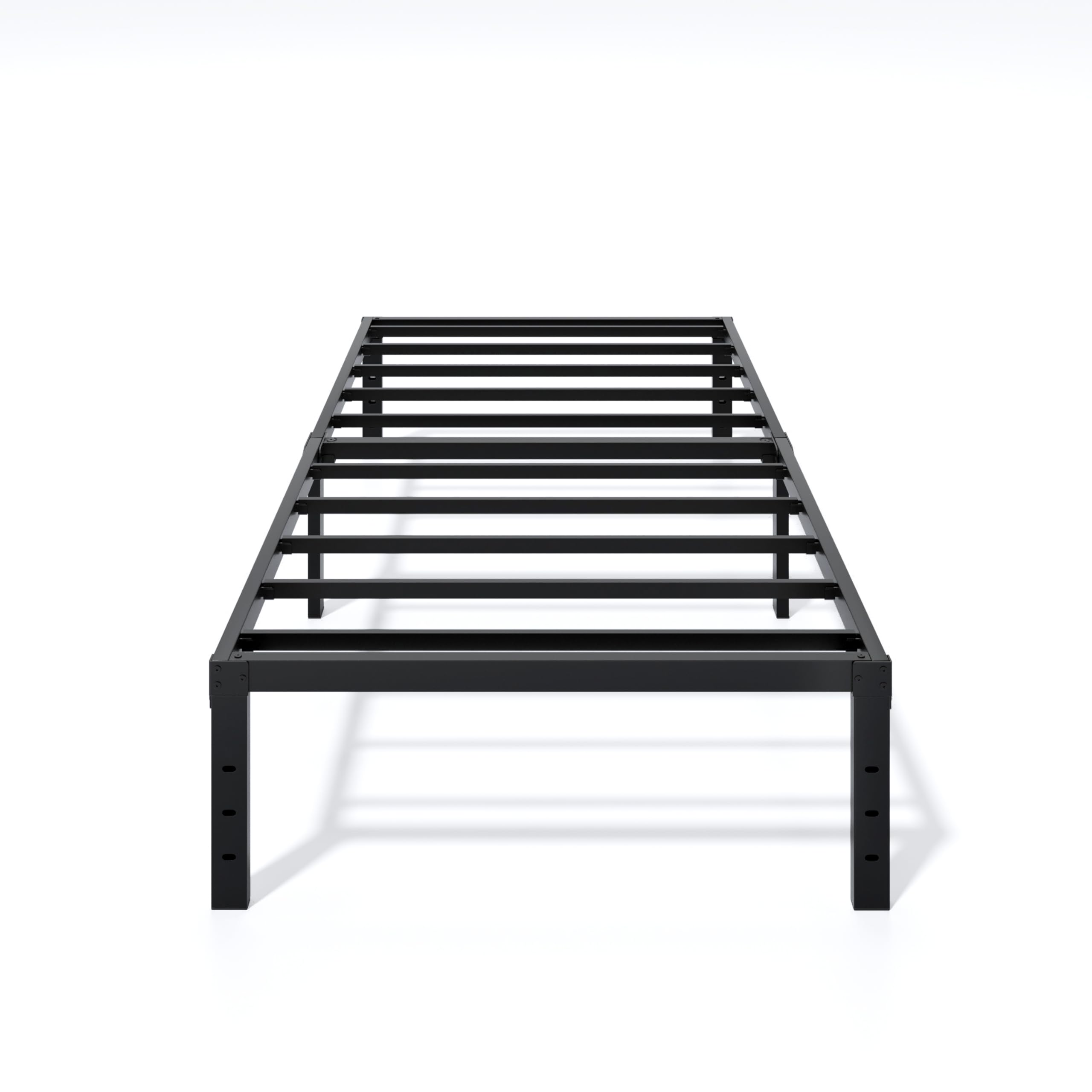 LUMUNANCE Metal Bed Frame Twin Size - 14 Inch Heavy-Duty Twin Platform Bed Frame No Box Spring Needed, Easy Assembly, Noise-Free