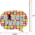 Big Dot Of Happiness 70'S Disco - 1970S Disco Fever Party Photo Booth Props Kit - 20 Count