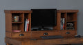 American Furniture Classics Rough Sawn Style Industrial Hutch For Desk, Hewn Pallet