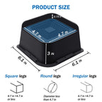 Annkut Bed Risers 3 Inch Heavy Duty, Furniture Risers For Bed Desk Table Sofa Couch,Oversized Bed Lifts Risers,Support Up To 500
