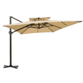 Garden Winds Replacement Canopy Top Cover for ABBA Offset Umbrella Umbrella  RipLock 350