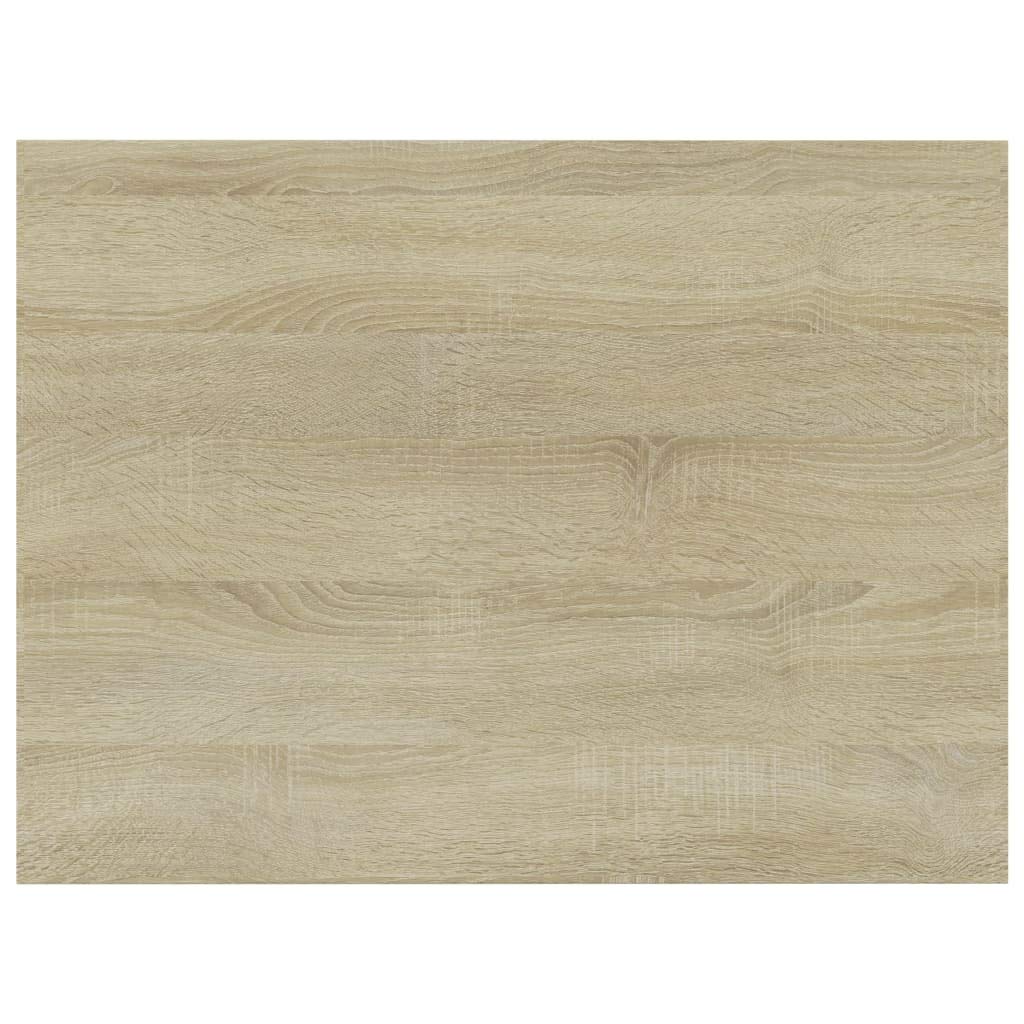 vidaXL Sonoma Oak Bookshelf Boards, Set of 8, Engineered Wood, Easy to Clean, Versatile Use, California Prop 65 Compliant