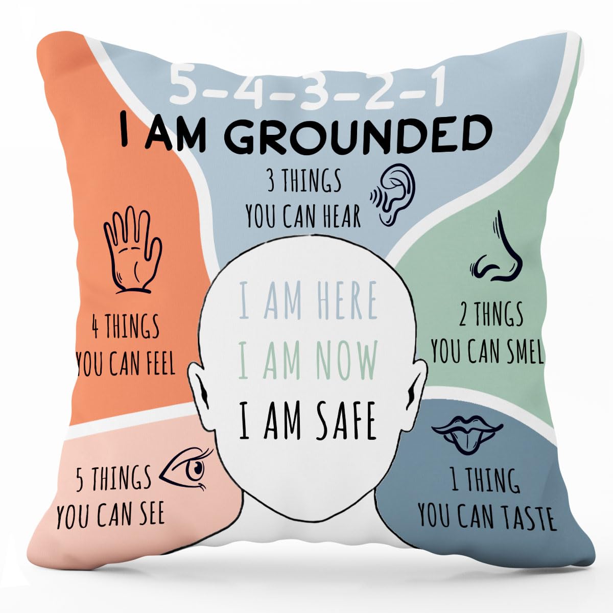 Counseling Office Must Haves Throw Pillow Cover-Decorative Throw Pillows-Anxiety Relief Throw Pillow Cover Decor For Therapy Off