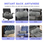 Lumbar Support Pillow, Lumbar Pillow For Low Back Pain Relief, Ergonomic Memory Foam Lumbar Pillow, Breathable & Detachable & Wa