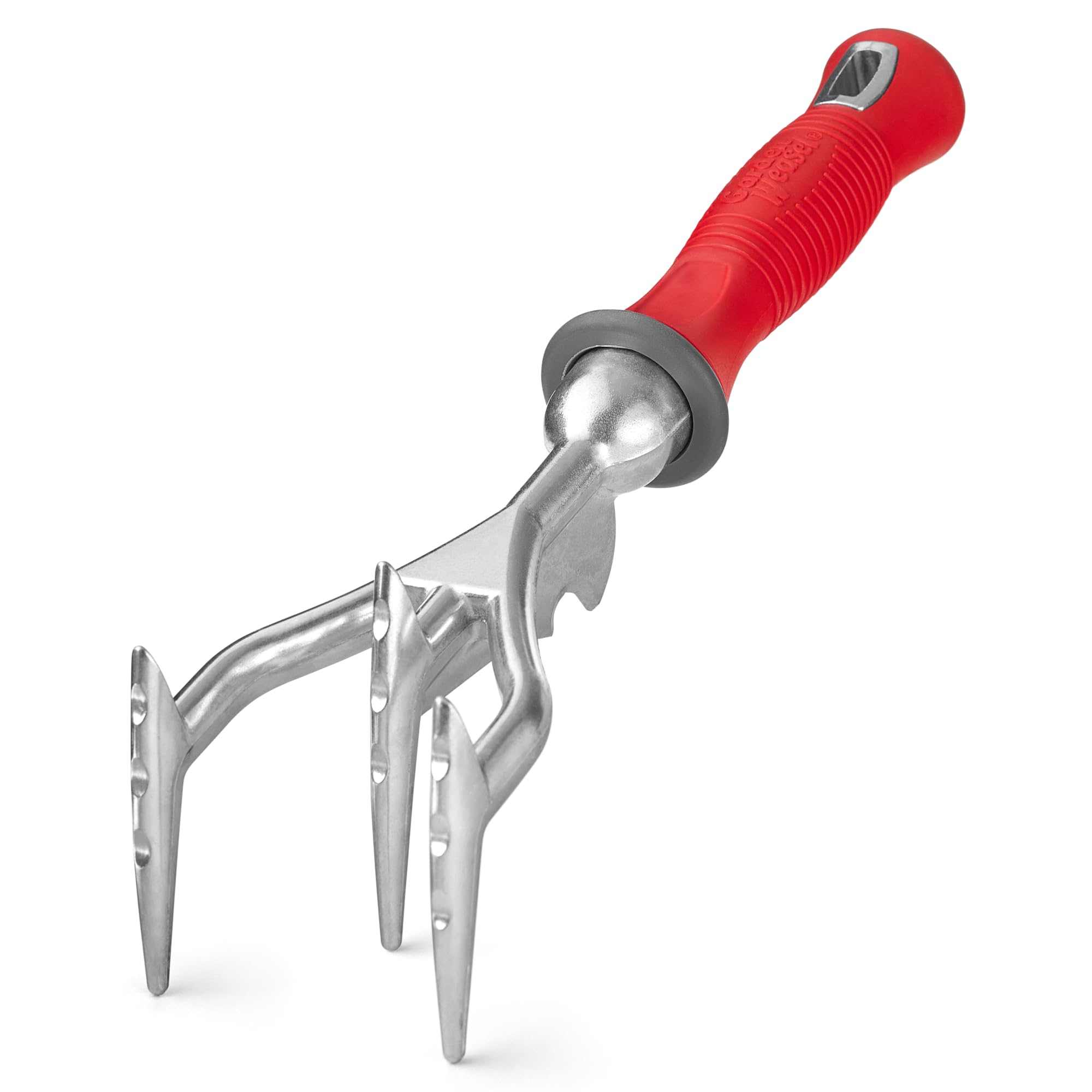 Garden Weasel Double-Sided Garden Cultivator/Tiller | Cultivate, Till, Break Up Soil | Planting And Gardening Hand Digging Tool,