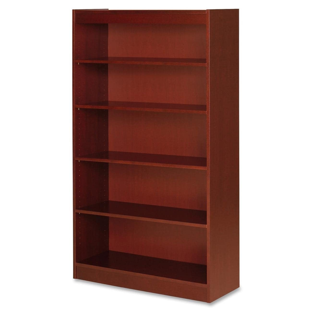 Lorell Panel End Hardwood Veneer Bookcase - Thumbnail 5