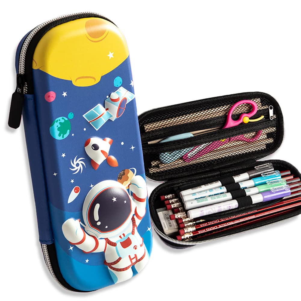 Bauble Crown Pencil Case For Boys 3D Eva Cartoon Storage Pouch Pen Holder For School Kids Large-Capacity Storage Box Children'S