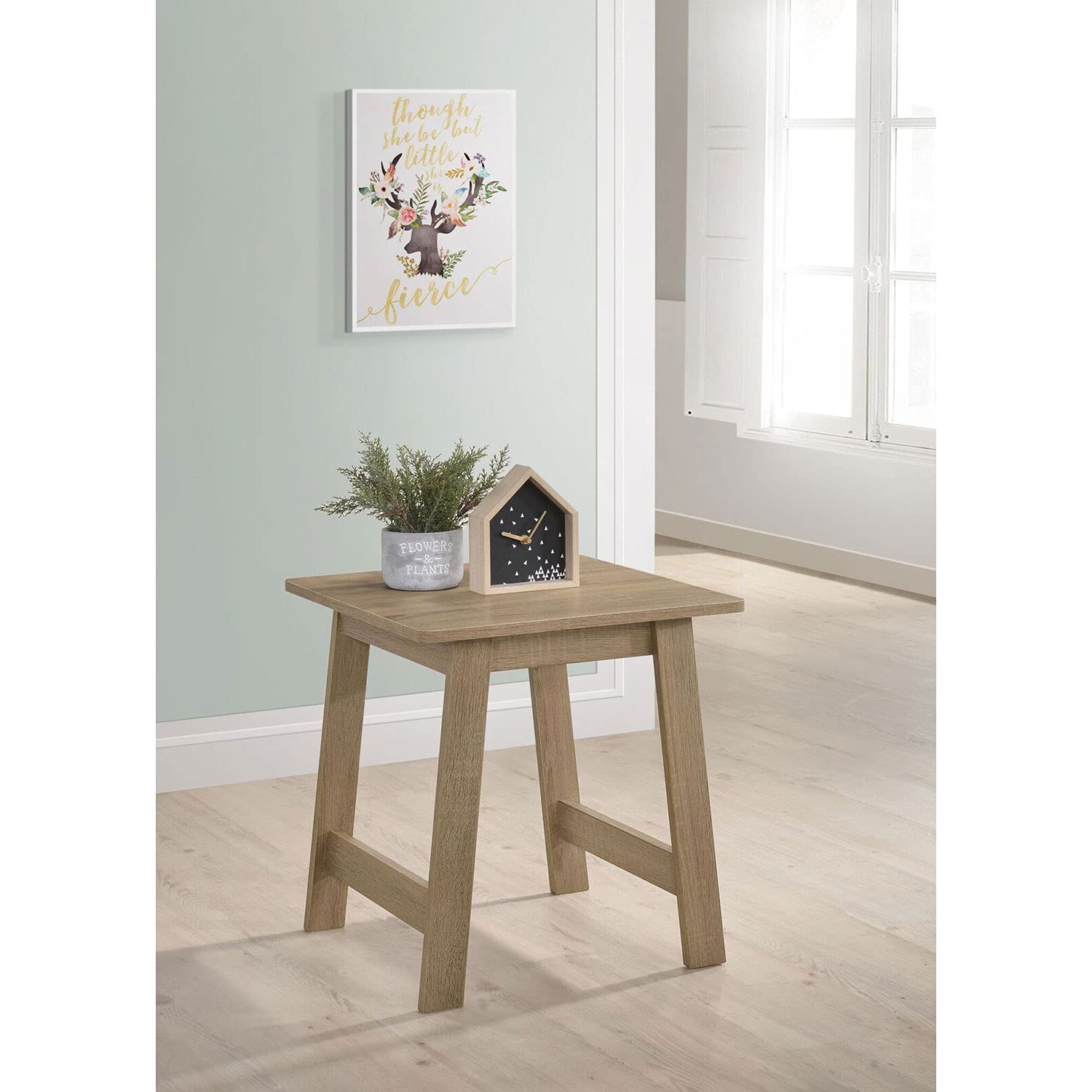 Progressive Furniture Matt End Table, Beige