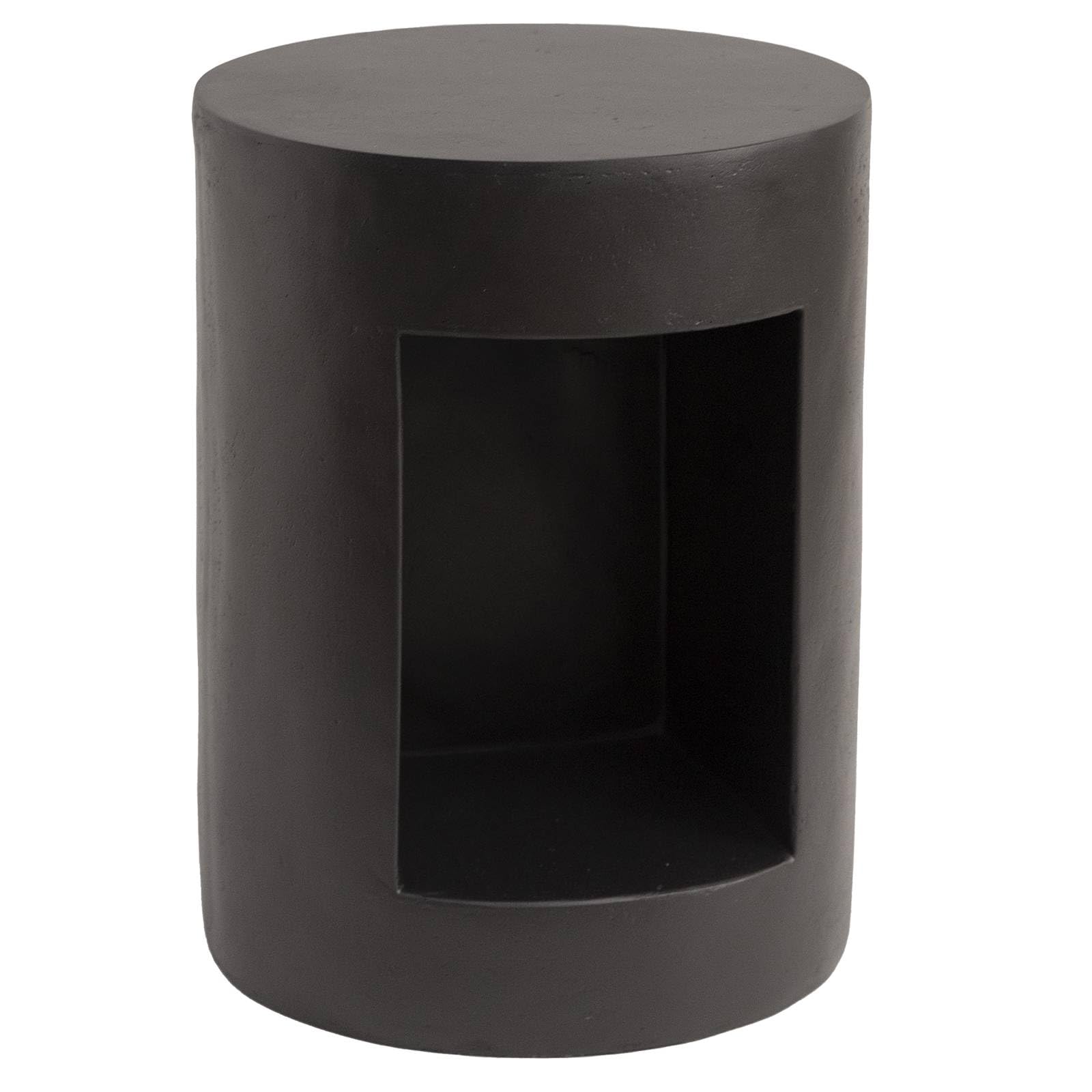 Modern Side End Table Nook Series In Black