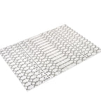 Jonathan Y Smb108I-5 Ourika Moroccan Geometric Textured Weave Indoor Outdoor Area Rug, Coastal, Traditional, Transitional Easy Cleaning,Bedroom,Kitchen,Backyard,Patio,Non Shedding, Cream/Black, 5 X 8