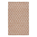 Kosas Home Sonora 24 x 36 Polyester Fabric Accent Rug in Terracotta/Ivory
