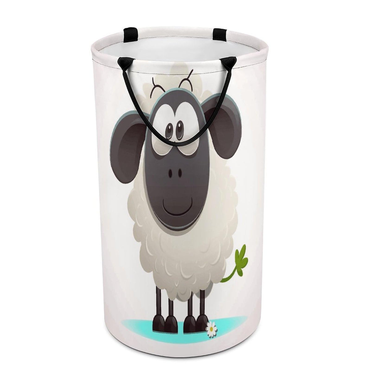 Sheep Laundry Hamper Foldable Clothes Storage Basket Fashion Clothes Hampers with Handles Waterproof Large Dirty Laundry Hamper 