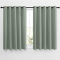 Nicetown Blackout Curtains 54 Inch Length For Bedroom - Grommet Thermal Insulated Solid Window Treatments Sound Reducing For Kid