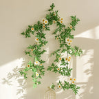 Somyting Artificial Daisy Garland Decorative Fake Flower Vine Hanging 5.6Ft Silk Flower Greenery For Home Garden Outdoor Ceremon