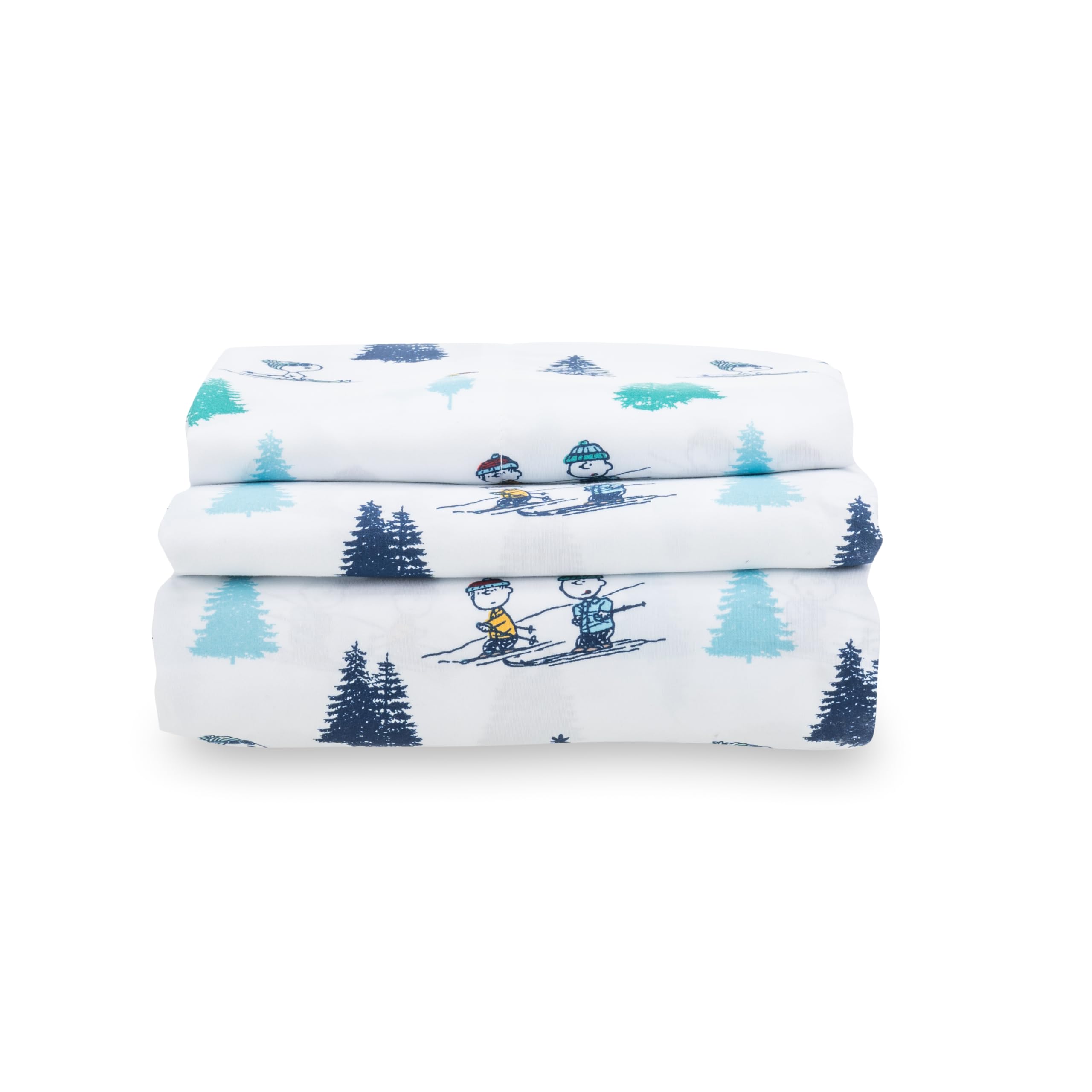 Berkshire Blanket Peanuts Kids Sheet Set Twin Size - 3 Pieces,Cute Character Snoopy Printed Soft Microfiber Bed Sheets,Snoopy'S