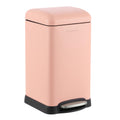 happimess HPM1012G Betty Retro Mini 3.2-Gallon Step-Open Trash Can, Fingerprint Resistant, Modern, Minimalistic for Home, Kitche