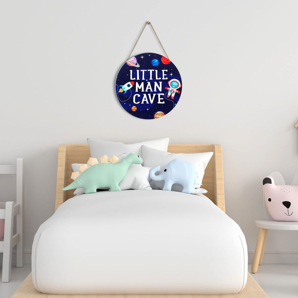 Geelin Space Room Wooden Sign Decor Space Unicorn Decor Quote Wood Plaque Nursery Hanging Wall Art Decor For Kids Room Boy Bedro