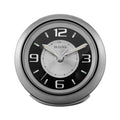 Bulova Bedside Beep Quiet Sweep Oversized Clear Numerals Snooze Alarm Clock with Night Light, Luminous Hands and Markers Shatter