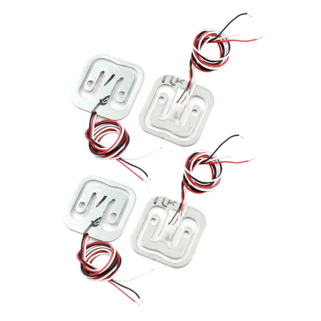 Uxcell 4 Pcs 4X5Kg 3-Wire Half Bridge Scale Electronic Weighing Sensor For Kitchen Scale,Human Body Bathroom Scale, Jewelry Scal