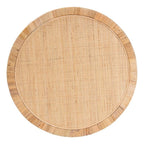 bali & pari Coffee Table - Light Honey Rattan & Mahogany Wood, Brown, Model 245-21003-13734-CYMX