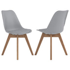 Coaster Home Furnishings Caballo Polypropylene Dining Side Chair Grey (Set of 2)