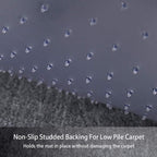 Homek Studded Carpet Chair Mat, 53' X 45' Office Desk Chair Mat For Low Pile Carpet, Transparent Mats For Desk Chairs