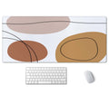 Ssioiu Boho Pastel Painting Cute Xxl Waterproof Mousepad - Extended, Extra Large Size 35.5X15.7 In - For Work, Game, Office, Hom