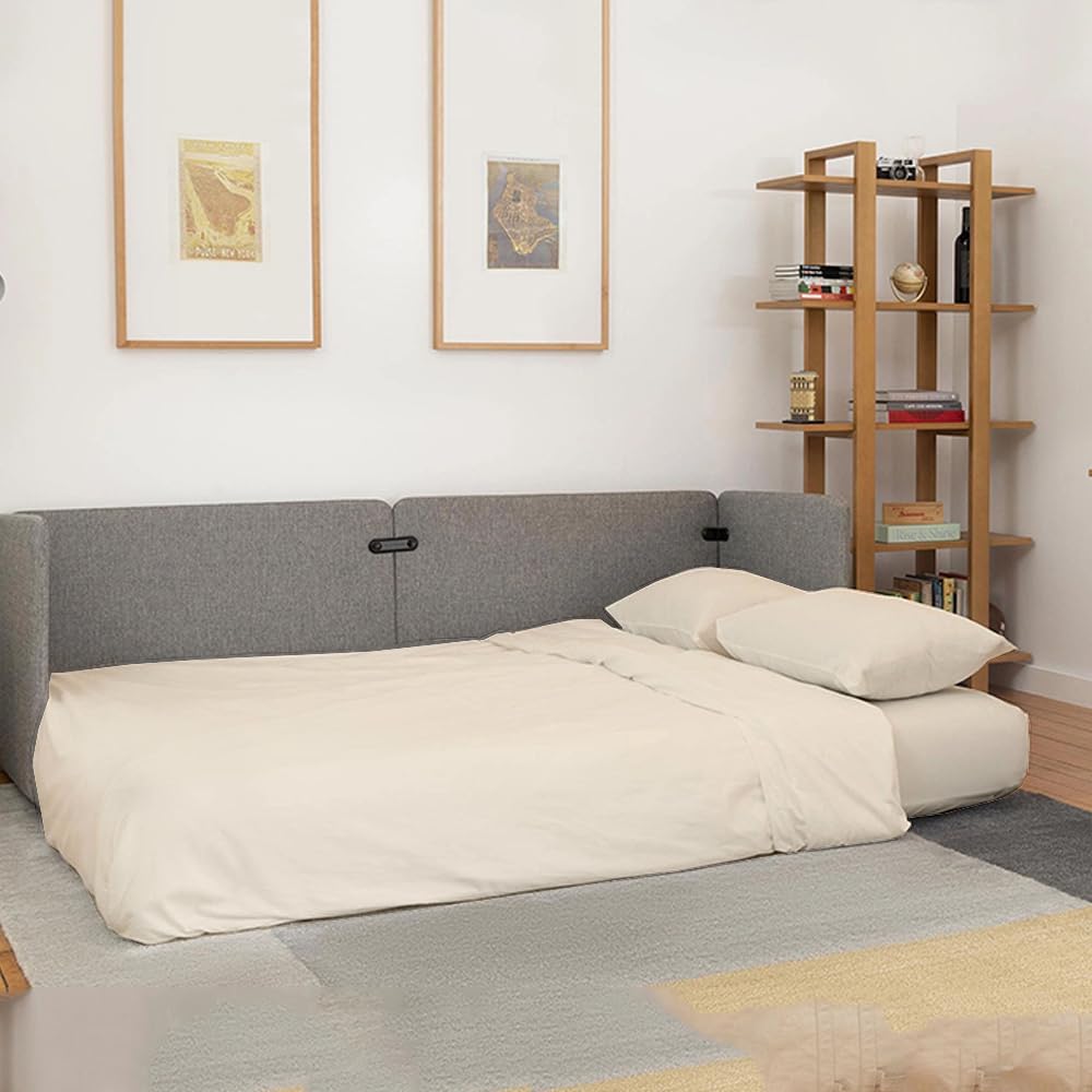 Cottingon Sleeper Sofa Bed Linen Set - Full 6' Drop - 4 Pc., Ivory
