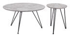 Zuo Kerris Coffee Table Set Gray & Black
