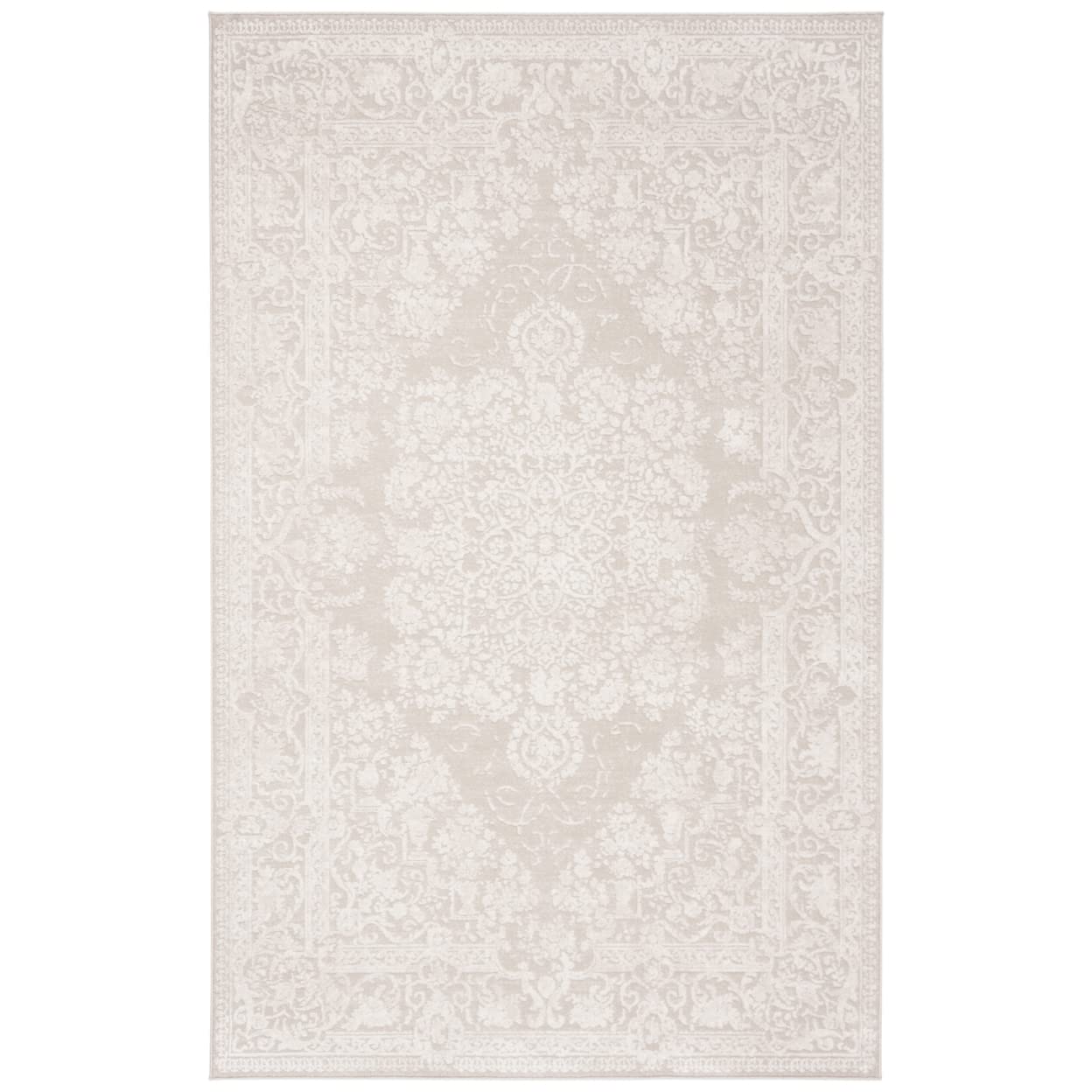 SAFAVIEH Reflection Collection Area Rug - 10' x 14', Creme & Ivory, Vintage Distressed Design, Non-Shedding & Easy Care, Ideal f