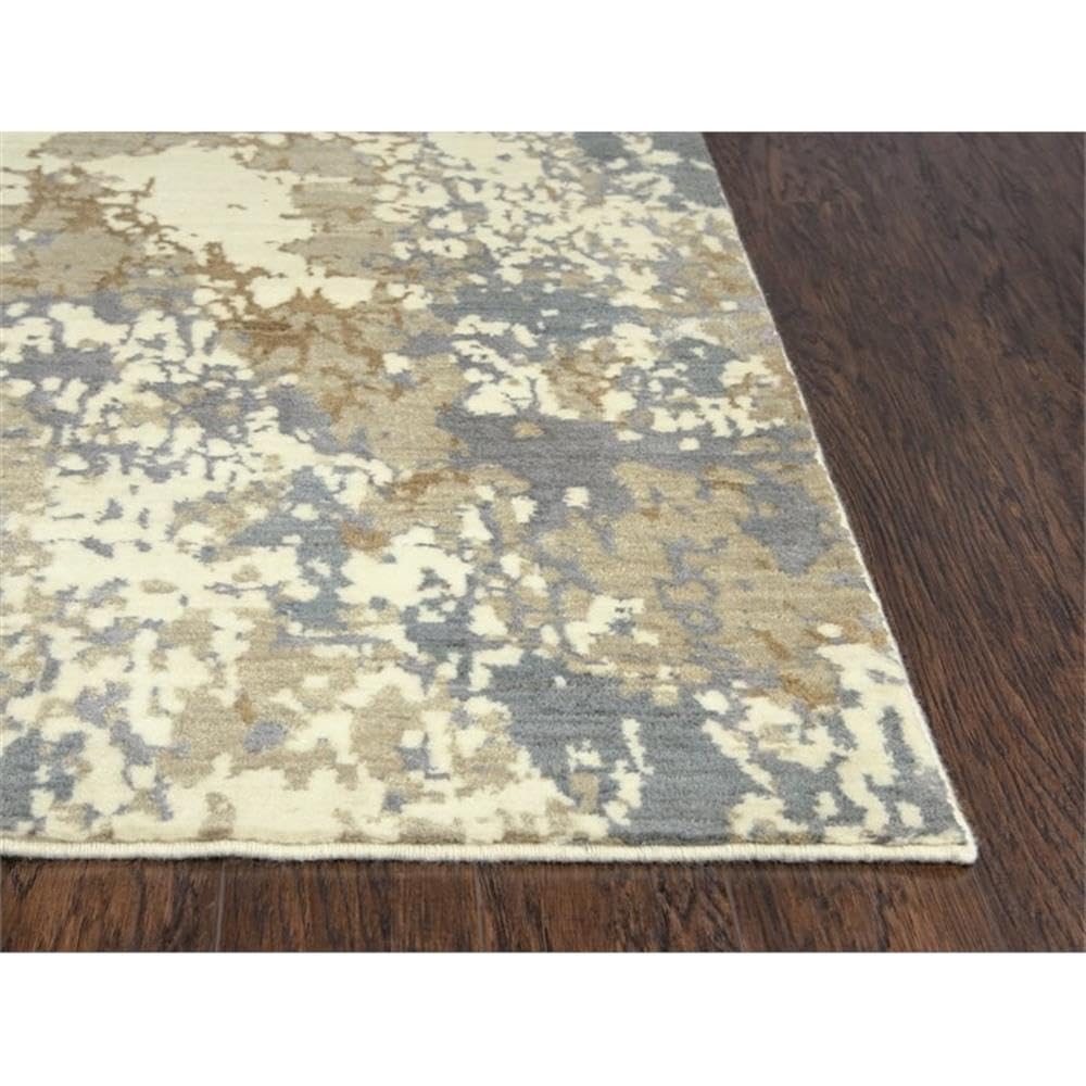Rizzy Home Alora Decor Essential 10' X 13' Abstract Beige/Ivory Hybrid Area Rug