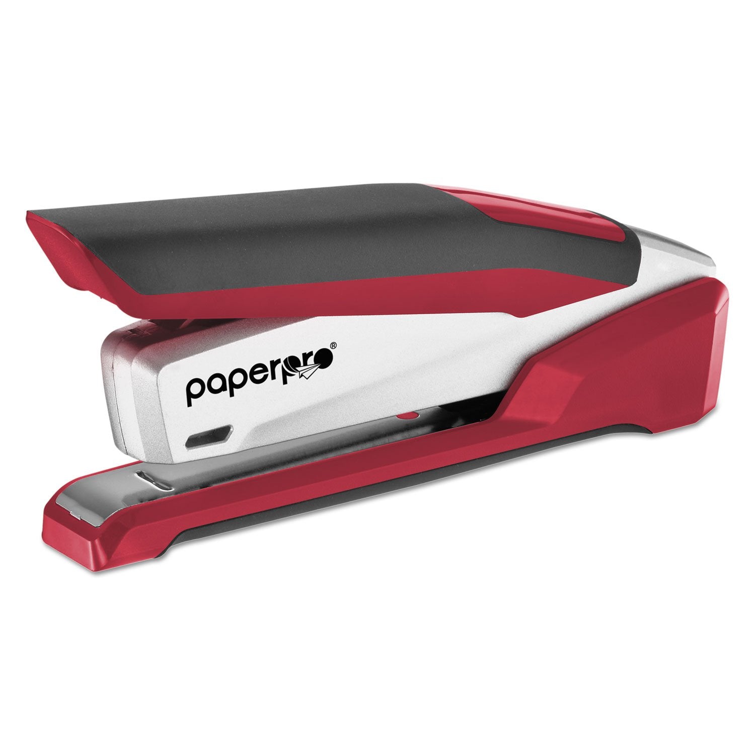 Paperpro-Bostitch 1117 Inpower Premium Stapler, 28-Sheet Capacity, Red/Silver