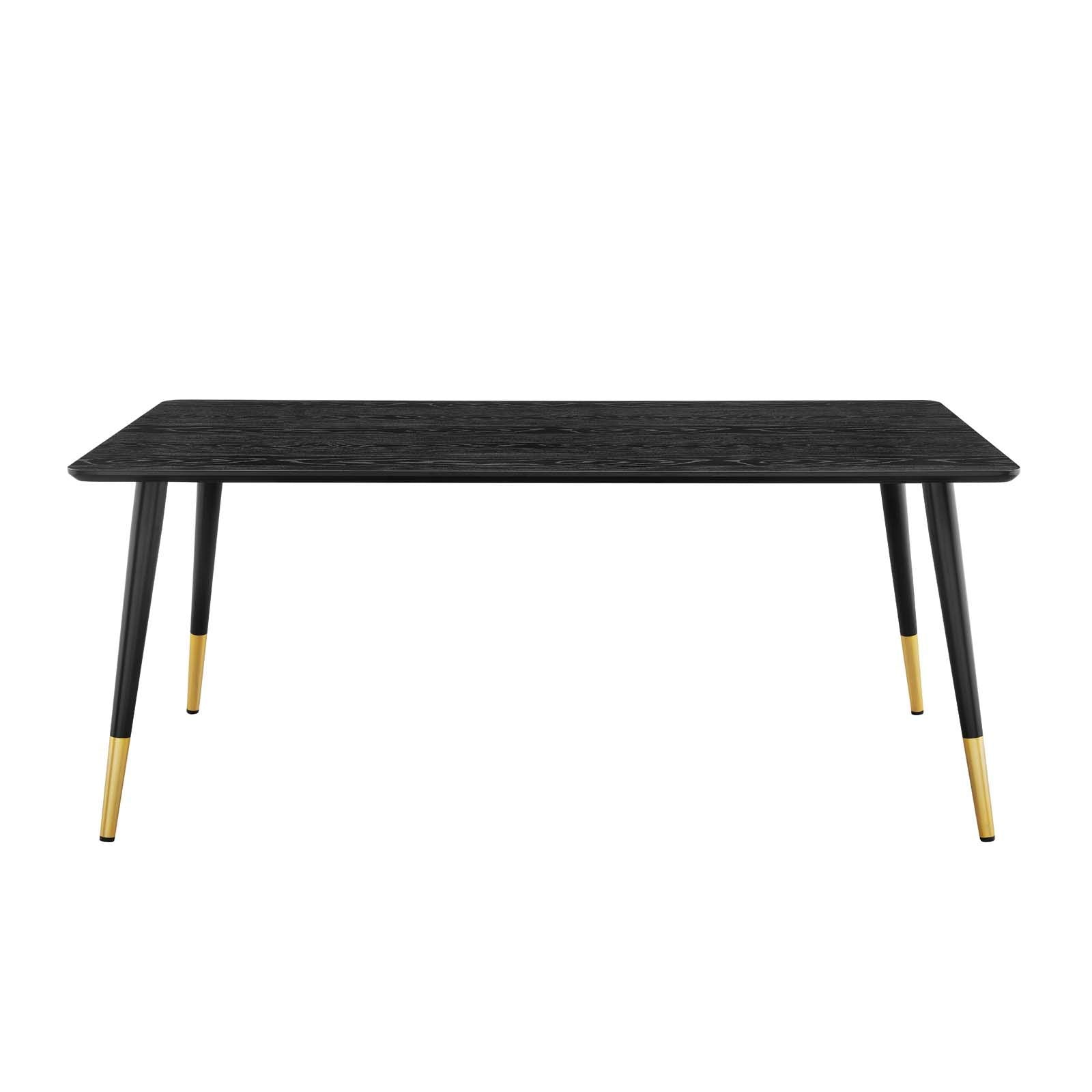 Modway Vigor Table, 71&quot; Rectangular, Black