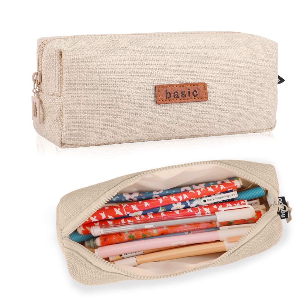 Isuperb Small Pencil Case Pencil Pouch Cute Pen Holder Aesthetic Pen Bag Organizer For Kids Girls Boys Student School Supplies C
