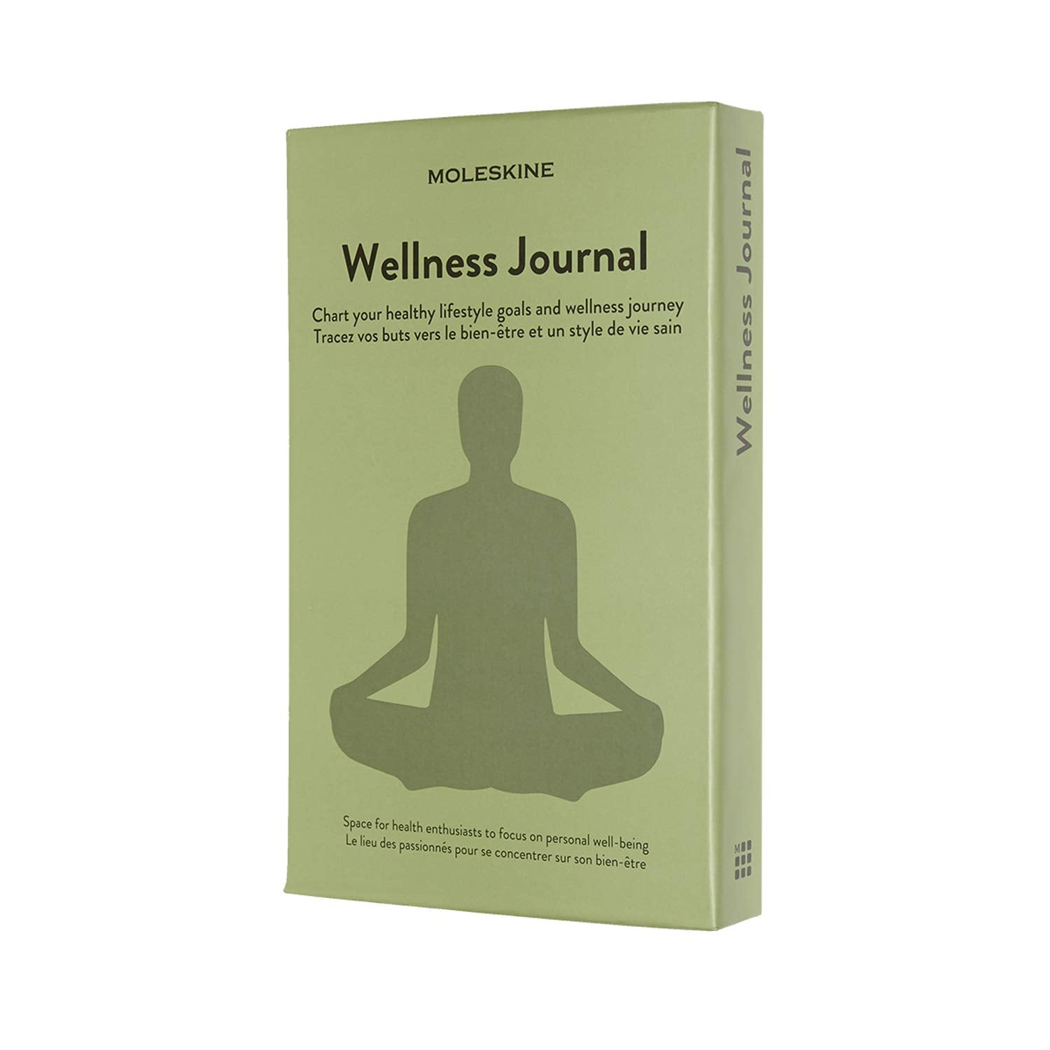 Moleskine Passion Journal, Wellness, Hard Cover, Large (5' X 8.25') Willow Green, 400 Pages