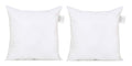 Acanva Down Alternative Throw Pillow Inserts Hypoallergenic Square Soft Form Stuffer Decorative Cushion Sham Filler, 2 Count (Pa