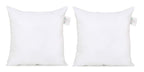 Acanva Down Alternative Throw Pillow Inserts Hypoallergenic Square Soft Form Stuffer Decorative Cushion Sham Filler, 2 Count (Pa