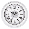 Topkey 12 Inch Wall Clock Silent Non-Ticking Vintage Roman Numerals Wall Clocks for Living Room Kitchen Bedroom Home Office (Bat