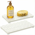 Small Fast Quick Dry Bathroom Counter Tray Water Absorbing Stone Trays for Sink Soap Dish Dispenser Sponge Holder Diatomite Ston