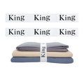 Maletnd 2 Pieces Bed Sheet Organizer Bands, Closet Organization Sheet Straps, Linen Labels Bedding Bands, Elastic Bed Sheet Stor