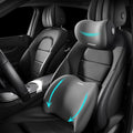 Sothuba Car Lumbar Support Pillow And Car Neck Pillow Kit, Ergonomic Car Seat Headrest & Lumbar Cushion With Adjustable Strap Fo