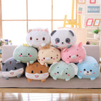 Hitoshe Panda Plush Stuffed Animal, Cute Panda Plushie Cylindrical Body Pillow Toy Gifts For Kids Birthday, Valentine, Christmas