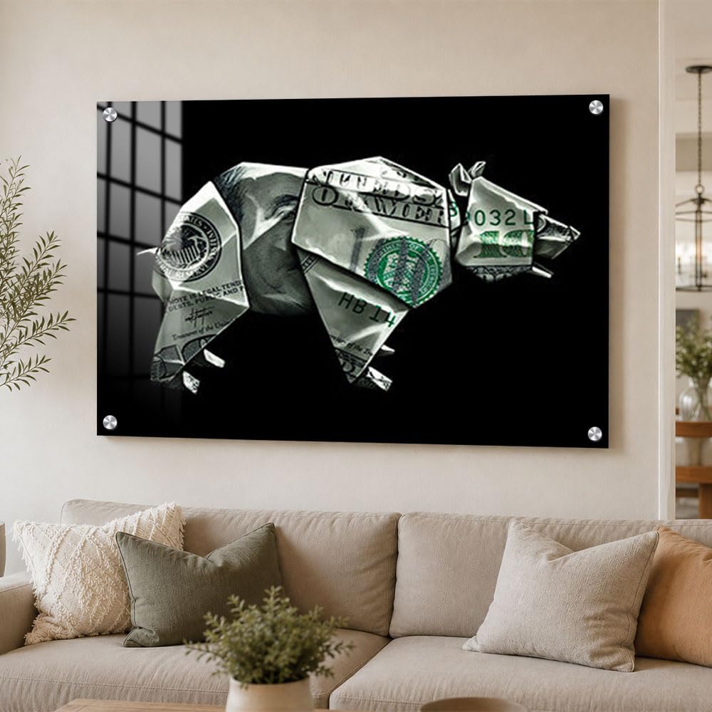DesignSkinz Wall Art | Acrylic Glass Printed Art | Modern Decor for Living Room, Bedroom, Office, Study, Shelf (60x45inch)  Bea