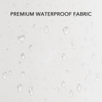 Oubonun 18 X 18 Outdoor Pillow Inserts (Pack Of 2) - Square Waterproof Throw Pillow - Decorative Throw Pillows Insert For Couch Sofa Bed Patio Furniture - White Pillow