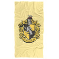 LOGOVISION Harry Potter Drawn Hufflepuff Crest Officially Licensed Beach Towel 30 X 60