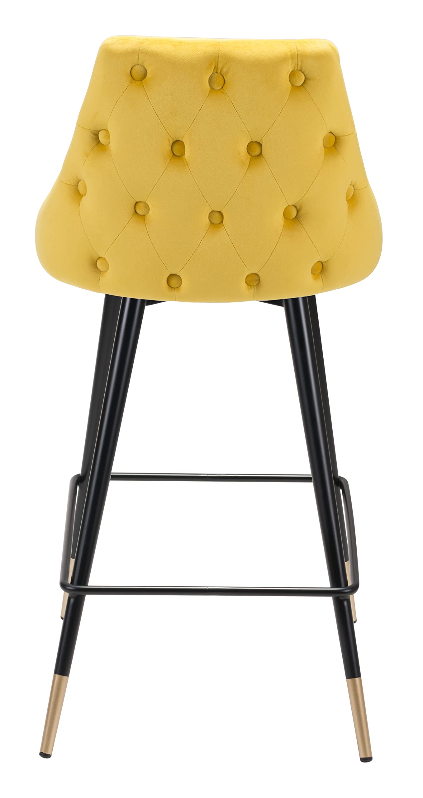 Zuo Piccolo Counter Stool Yellow
