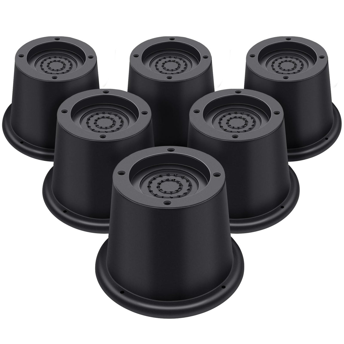 Annkut Round Bed Risers 2 Inch Heavy Duty,Circle Furniture Risers For Chair Table And Desk Legs Elevation, Bed Lifts Risers(Pack