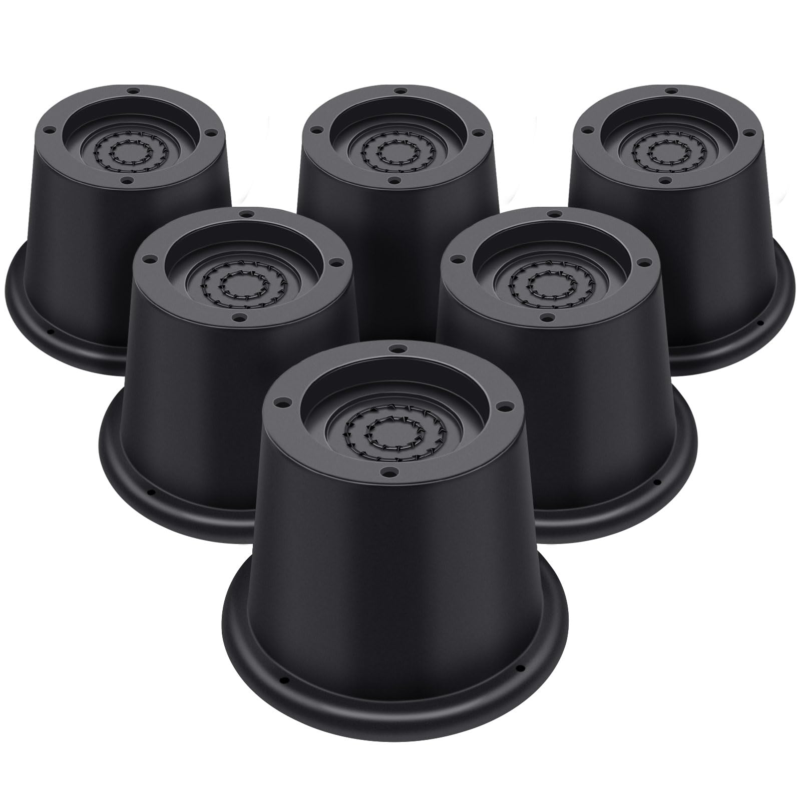 Small Round Bed Riser Annkut Round Bed Risers 2 Inch Heavy Duty,Circle Furniture Risers For ...