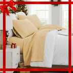 Southshore Fine Living, Inc. Deep Pocket Split King Sheet Set With 21' Deep King Fitted Sheet, Two King Size Pillow Cases | Hot